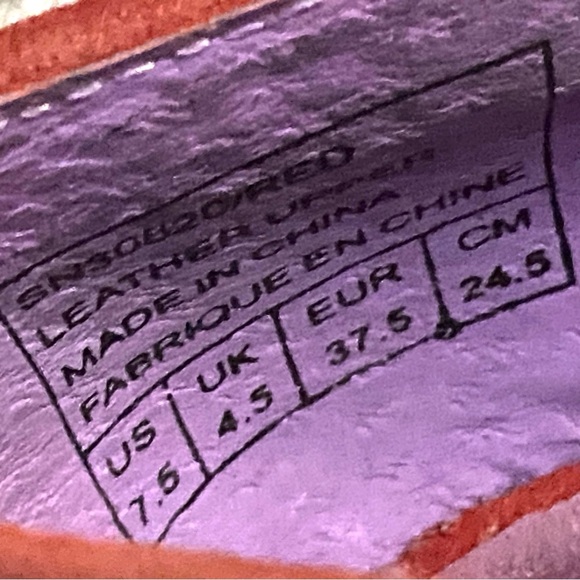 Soho Lab Multicolour Suede Ballet Flats Women’s Size 7.5 Boho Chic Style - Picture 9 of 10